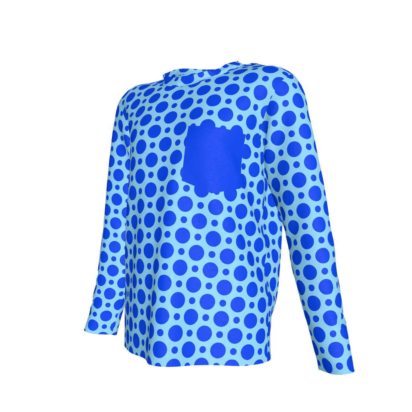 Heath Pocket Tee in Blue Circle