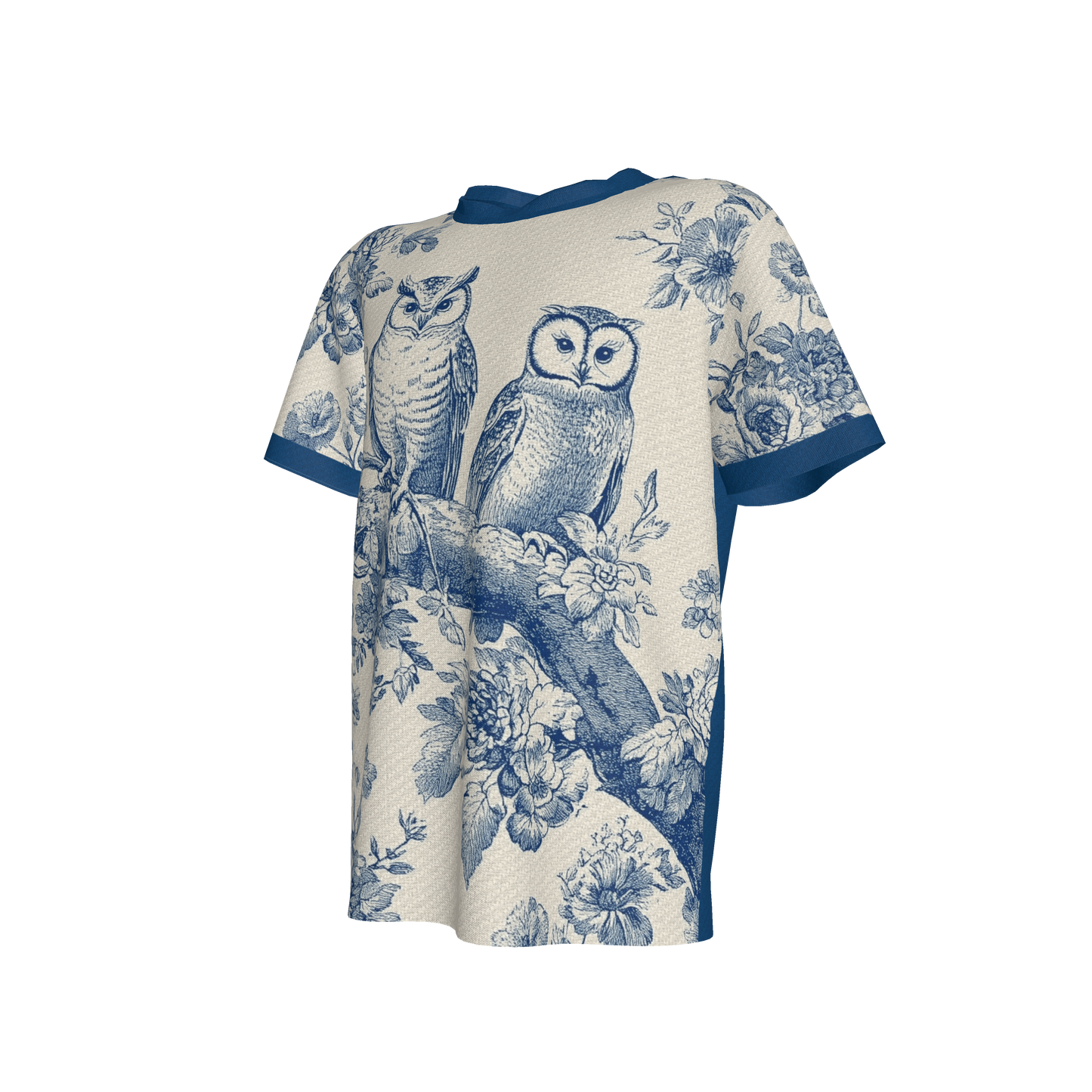 Vintage Owls Tee in Blue