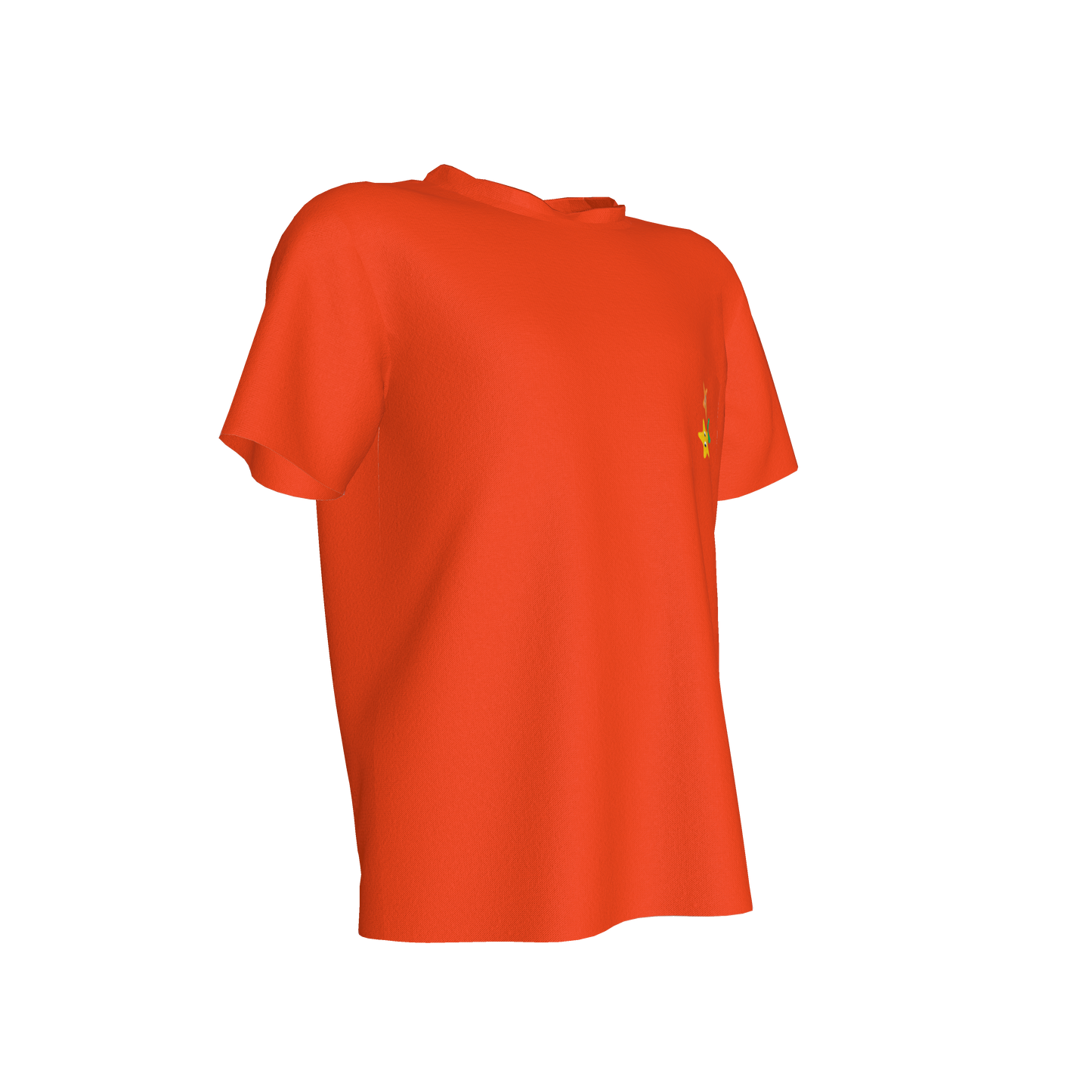 Orange Stars Pocket T-Shirt