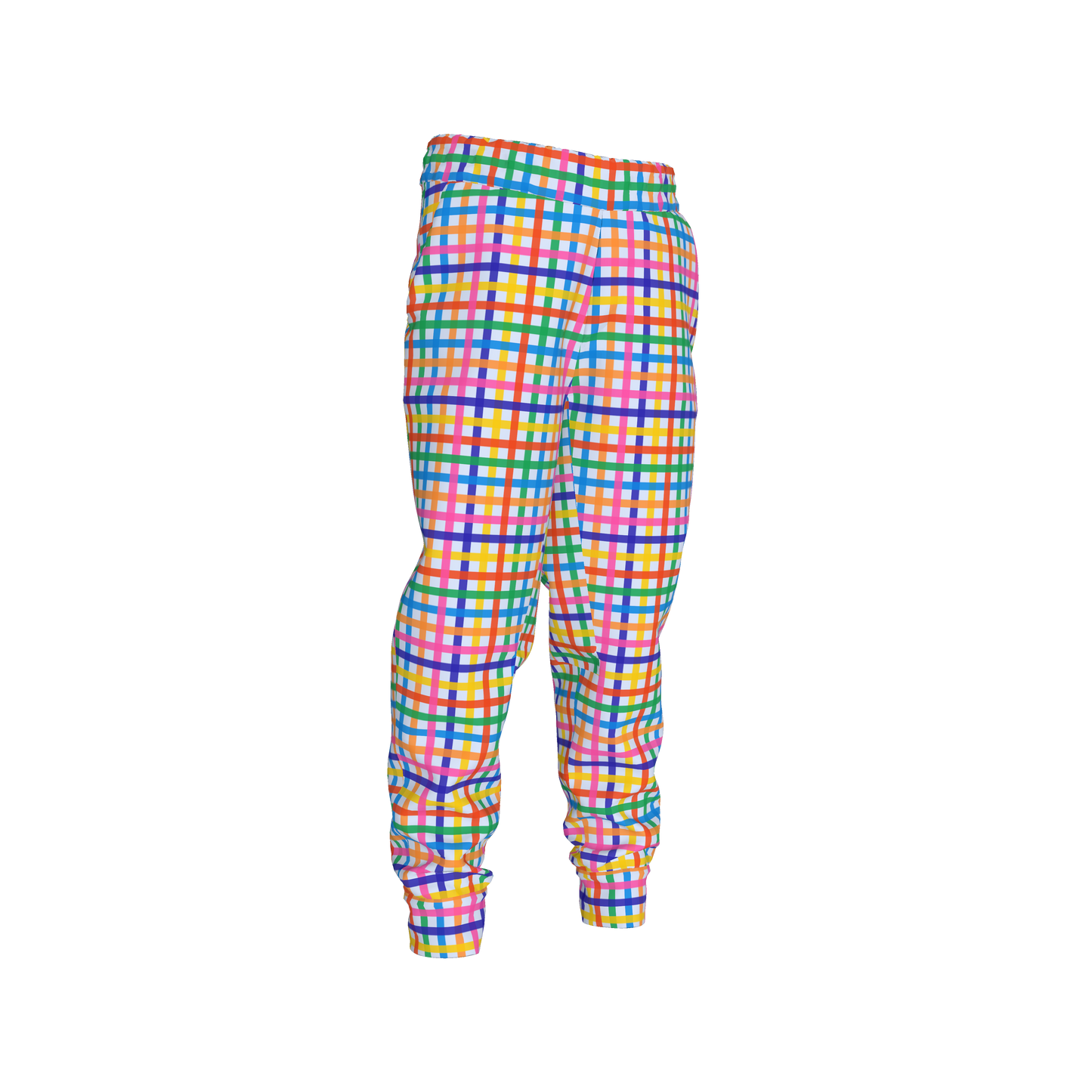 Happy Plaids Jogger Pants
