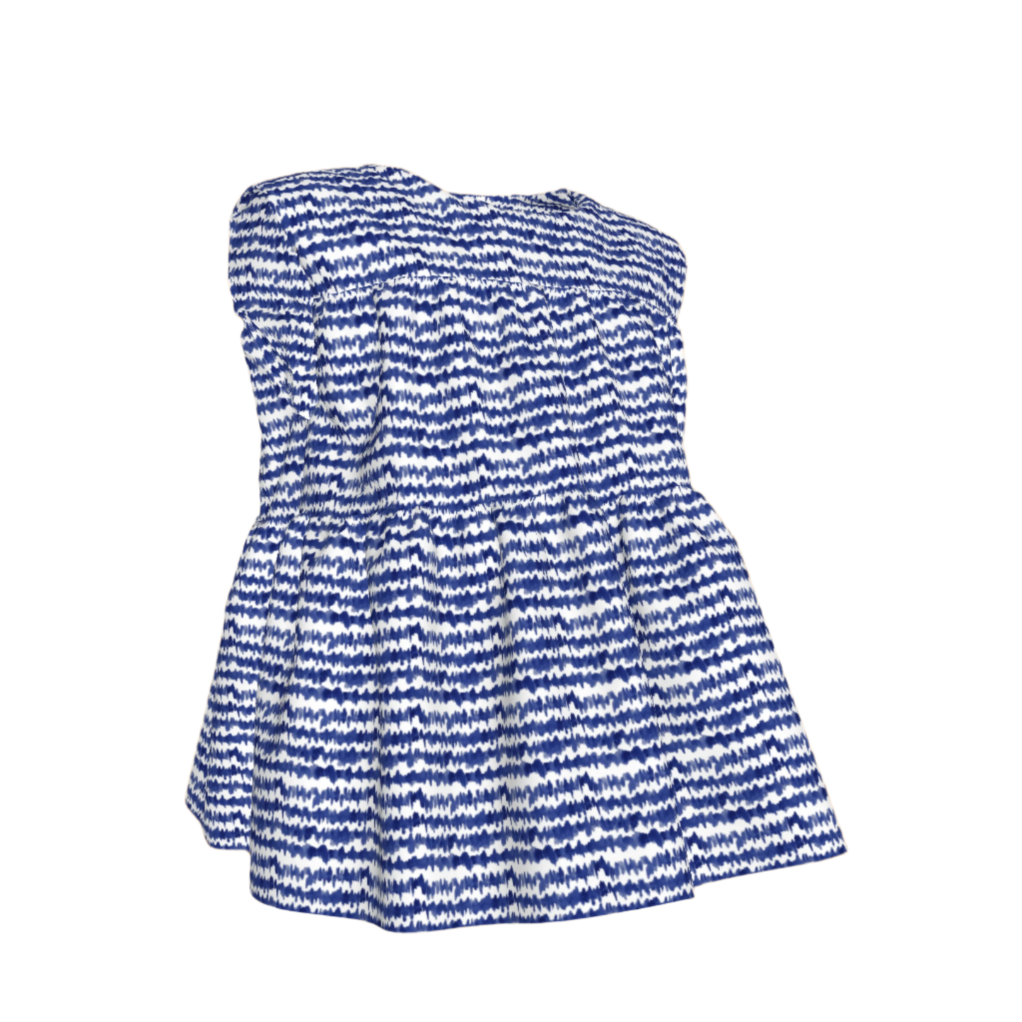 Kid's Sleeveless Ruffle Top in Cobalt Sound