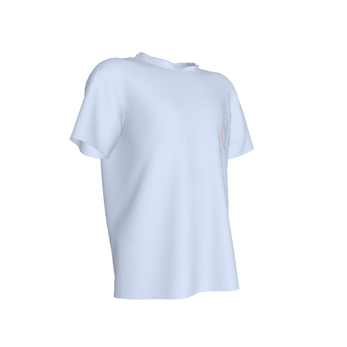 Blue 1 Pocket T-shirt