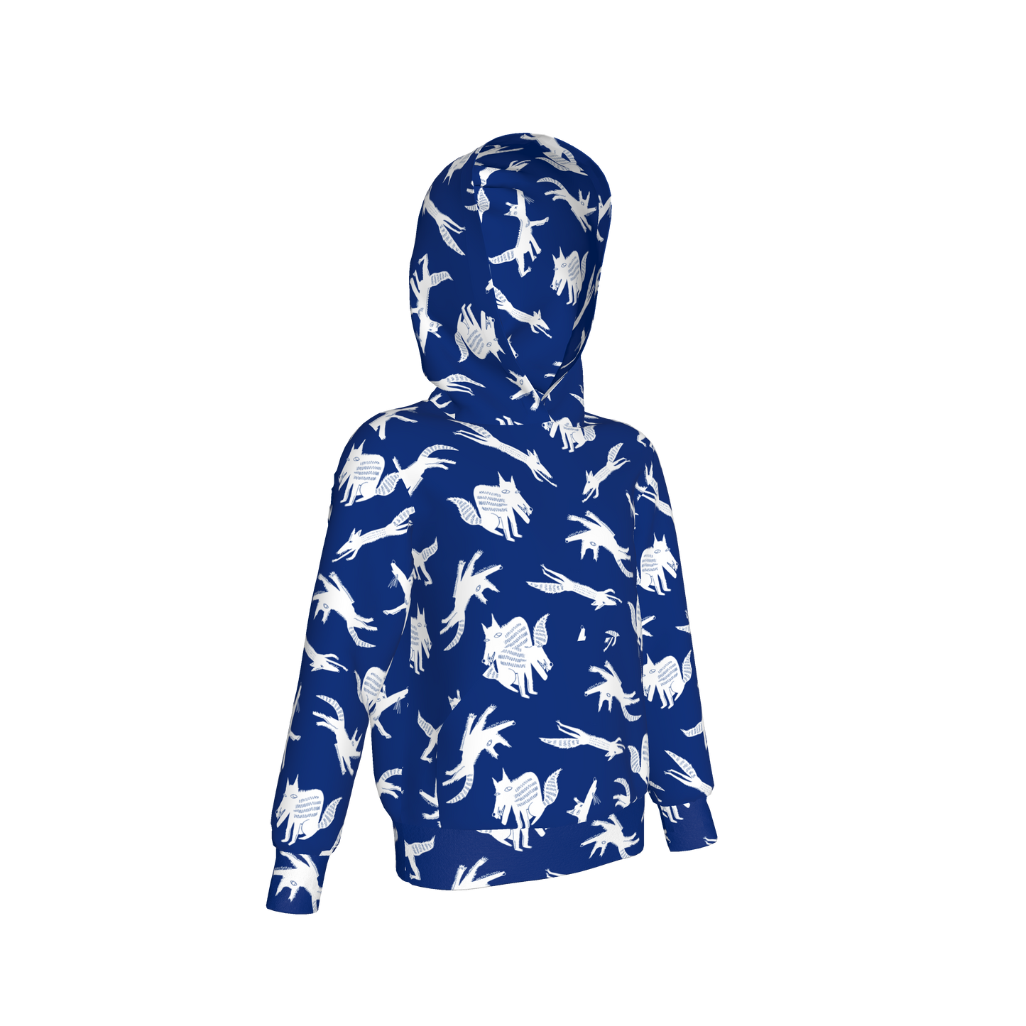 Blue Foxes Hoodie