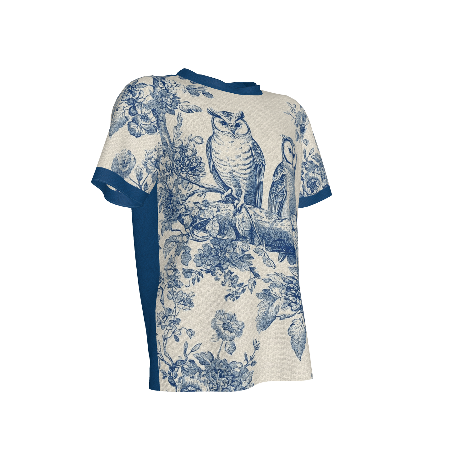 Vintage Owls Tee in Blue