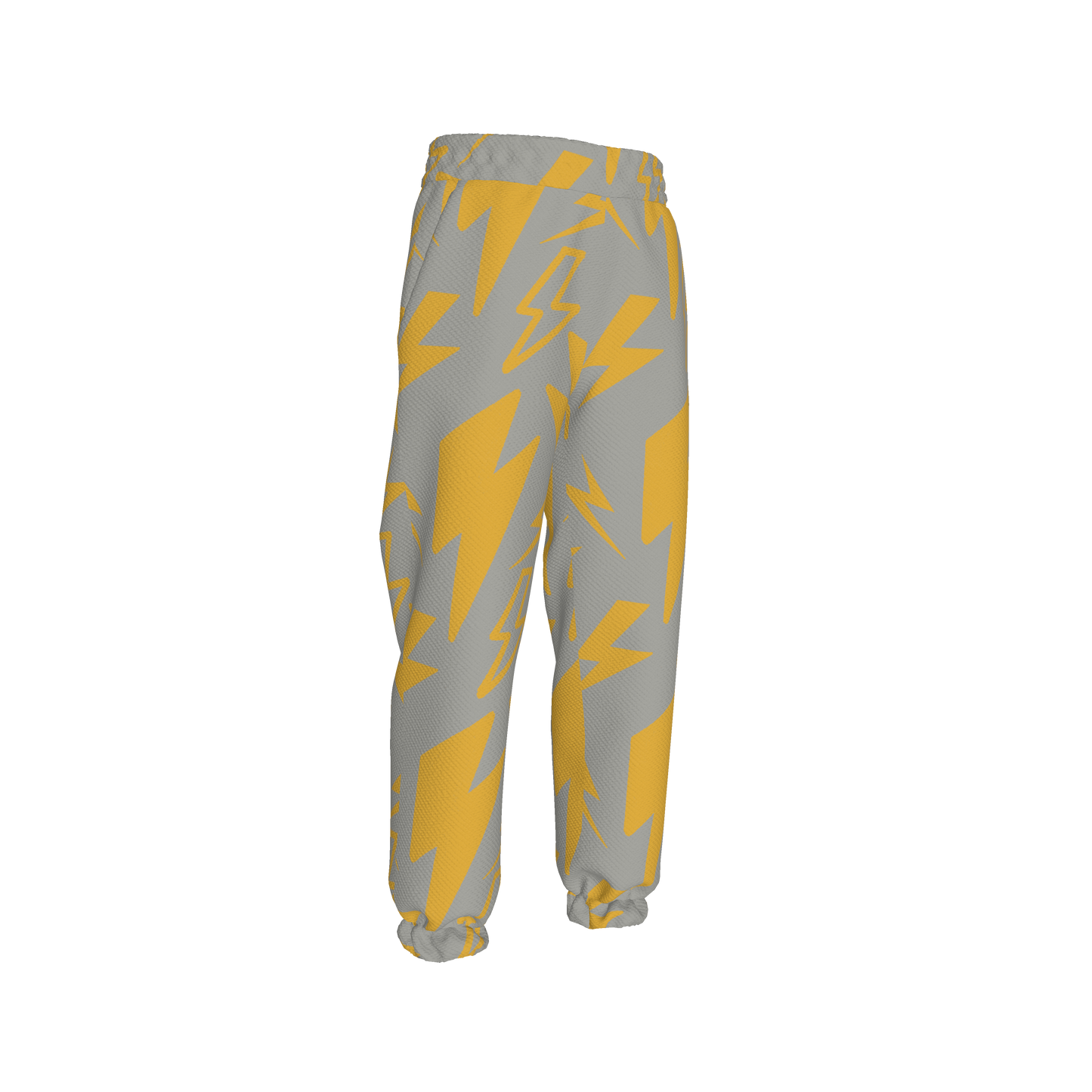 Kid's Sweatpants in Grey Super Thunder in Organic Cotton Spandex French Terry