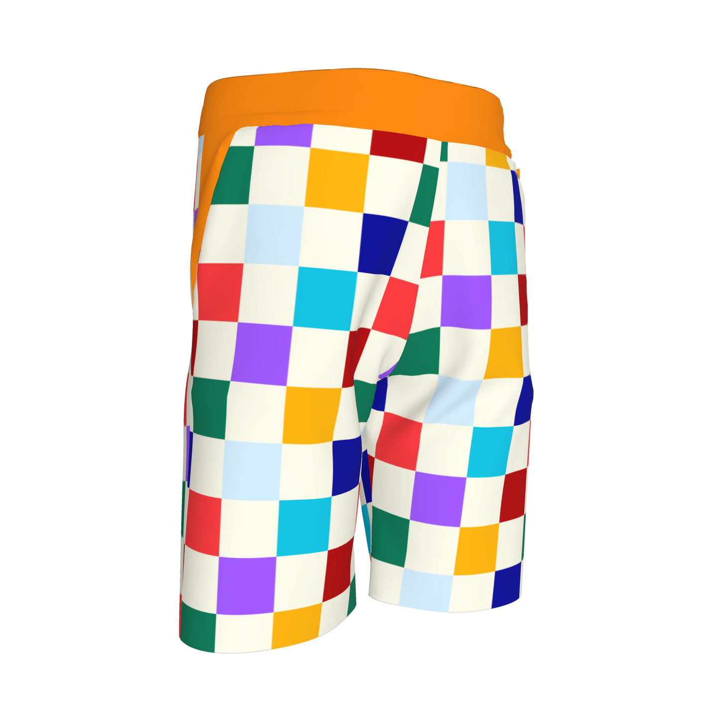 Small Kaleidoscope Checks Knit Shorts