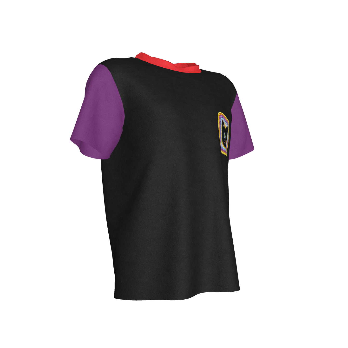 Black Cat Pocket Square Tee
