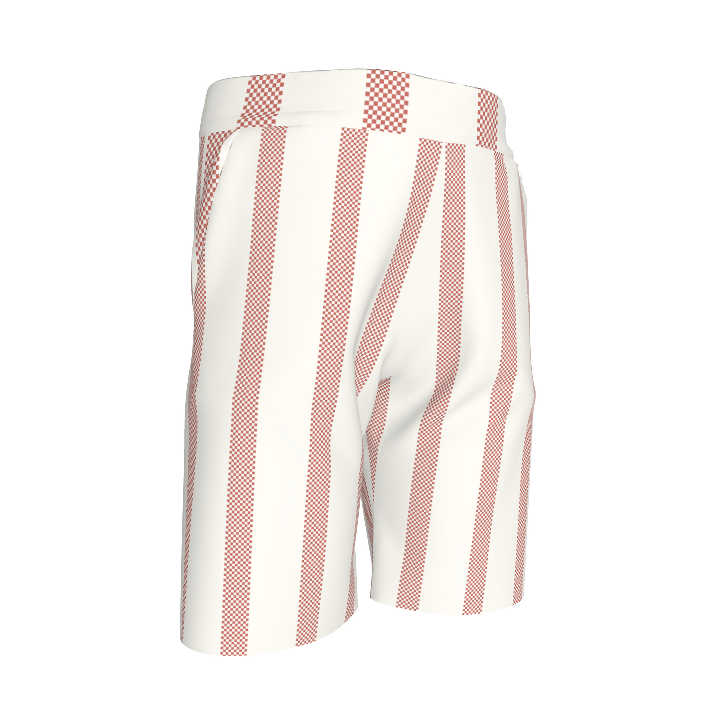 Red Stripes Shorts