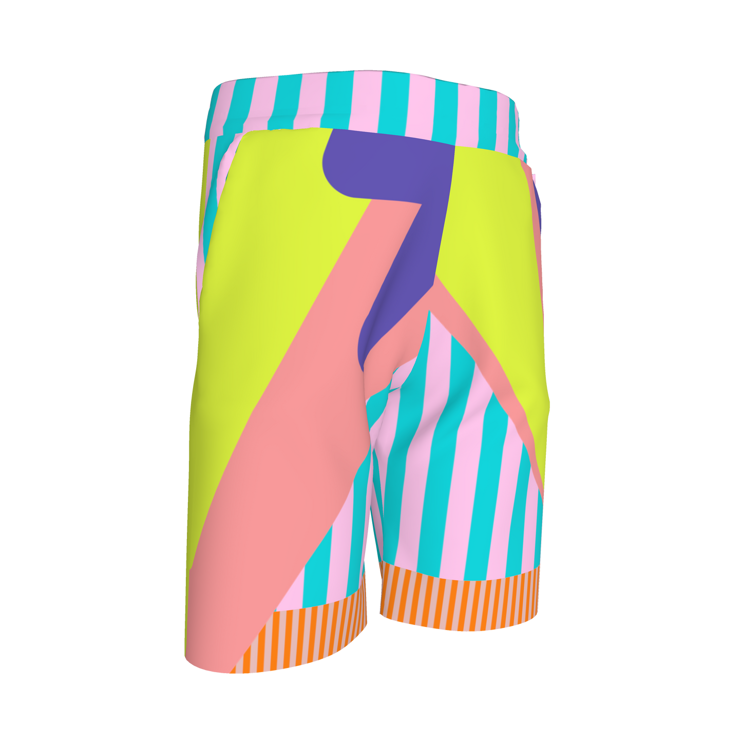 COLOR SPLASH SMOCKED SHORTS