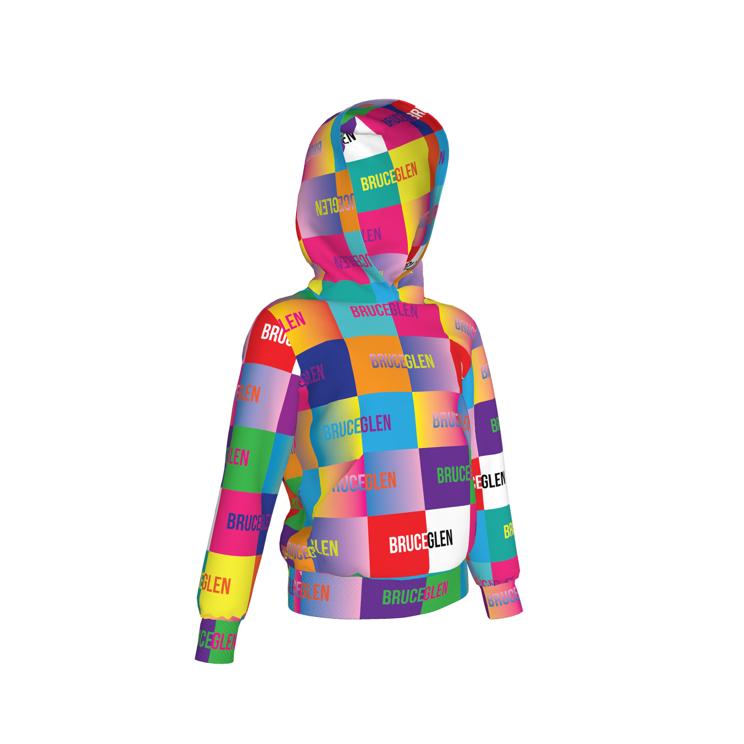 BruceGlen Logo Blocks Kid's Hoodie