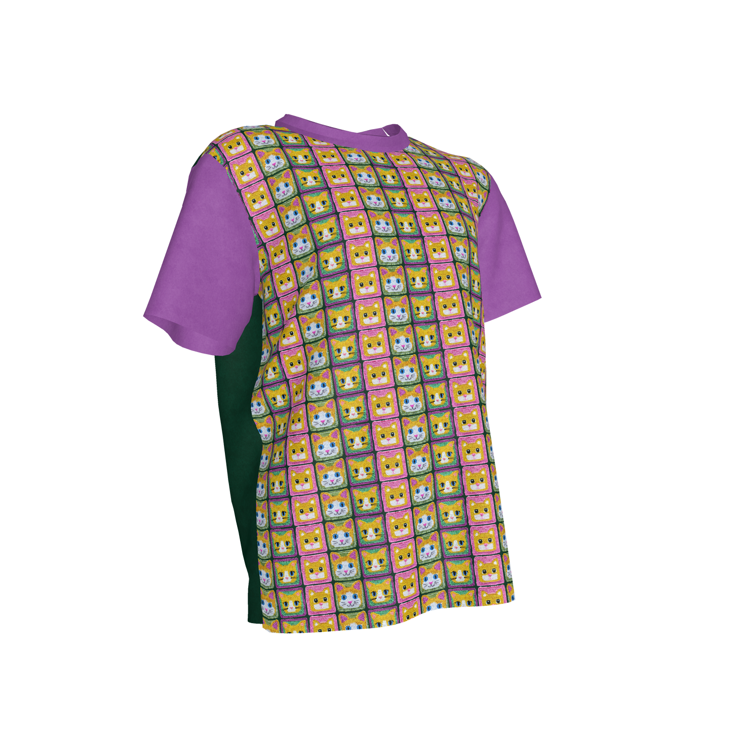 Kitty Squares Tee