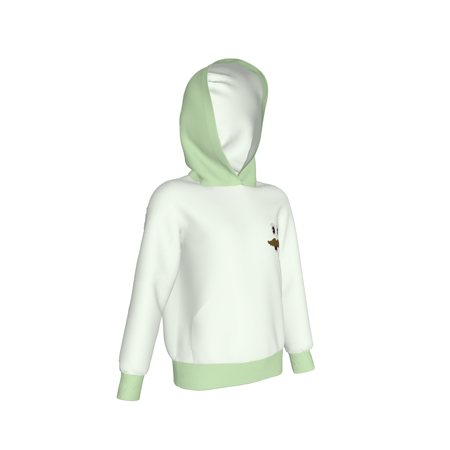 Mustache Pullover Hoodie