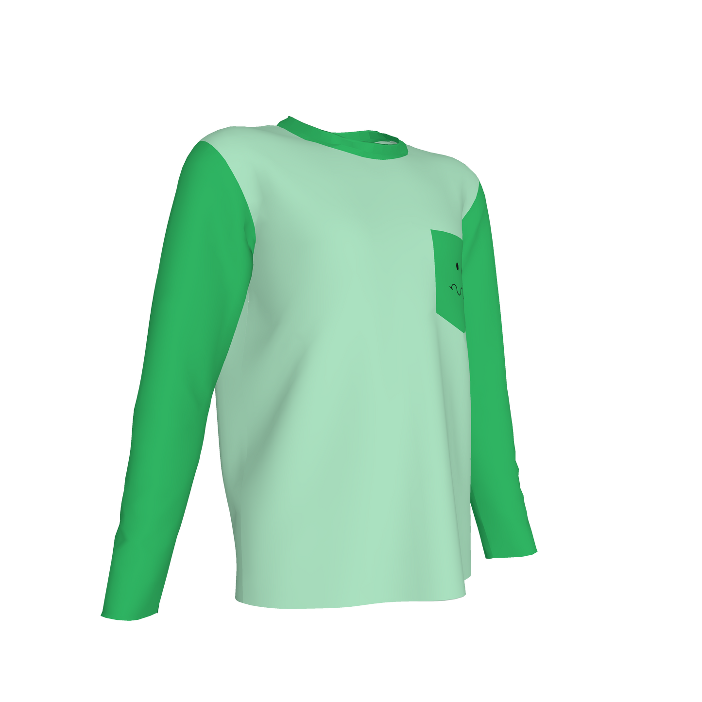 Worried Long Sleeve Pocket T-Shirt