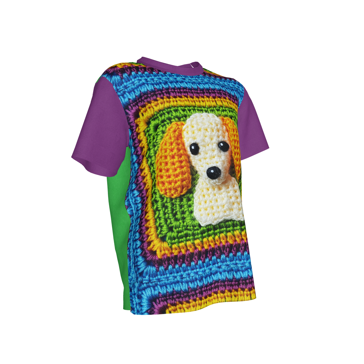 Knit Dog Pearl Tee