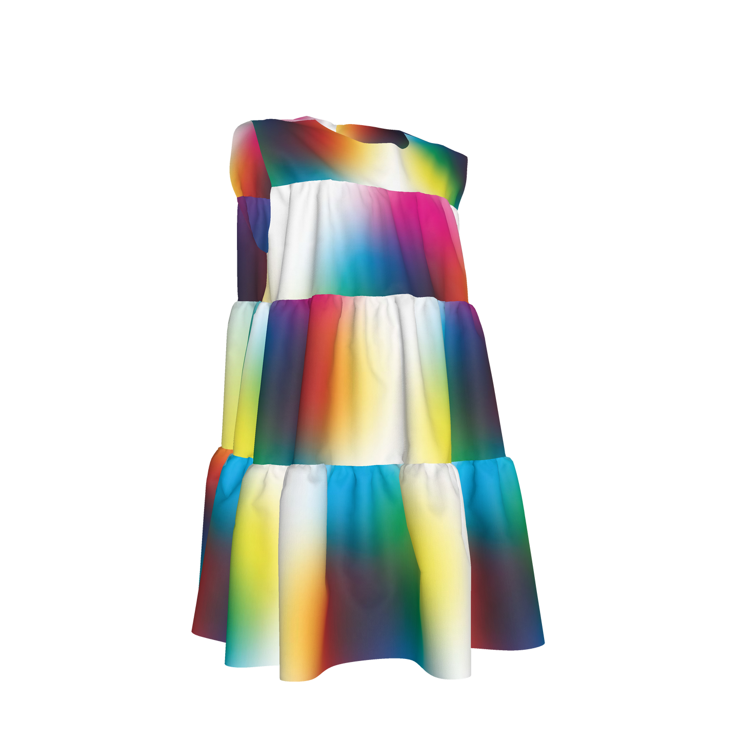 Color Code Kid's Tiered Dress