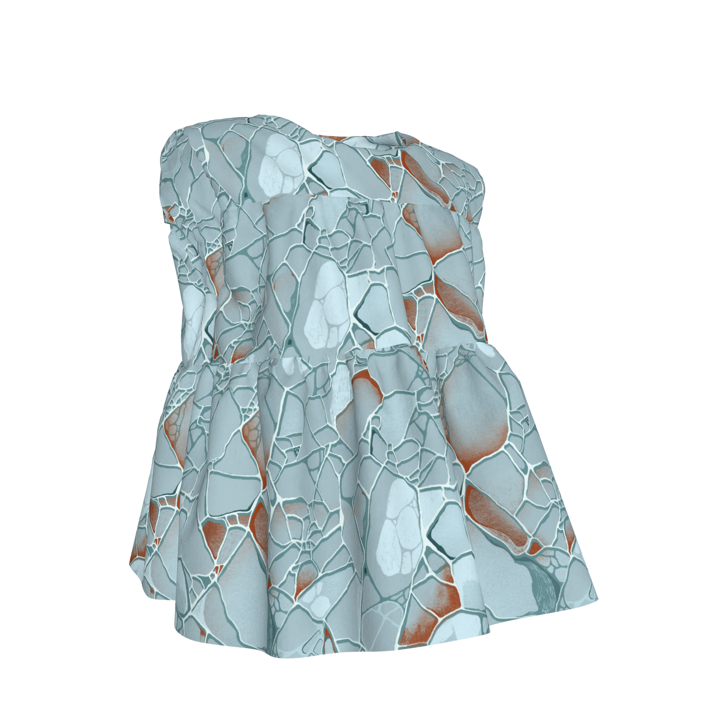 Larimar Ruffle Top