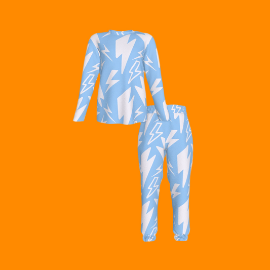 Blue Thunder Sky Long Sleeve Shirt and Sweatpants | Set of 2