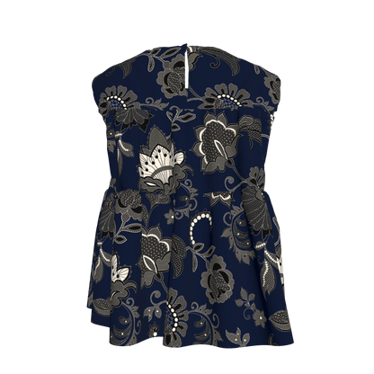 Kid's Sleeveless Ruffle Top in Legacy Lace