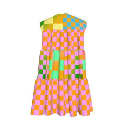 BruceGlen Psycheck Tiered Dress