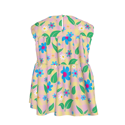 Winnie Top in 70s Print