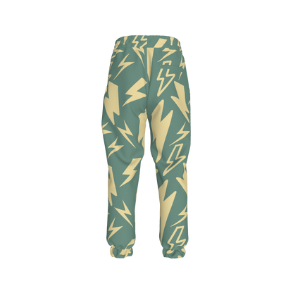Kid's Sweatpants in Acqua Super Thunder in Organic Cotton Spandex French Terry