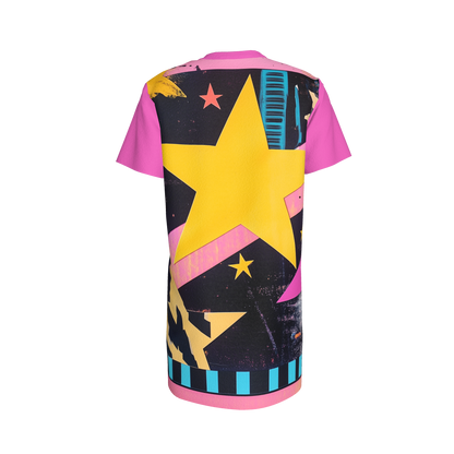Arty Star Tee Dress