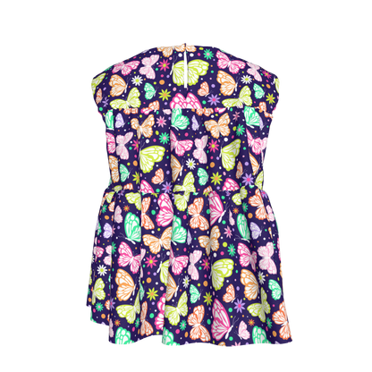 Butterflies Ruffled Top