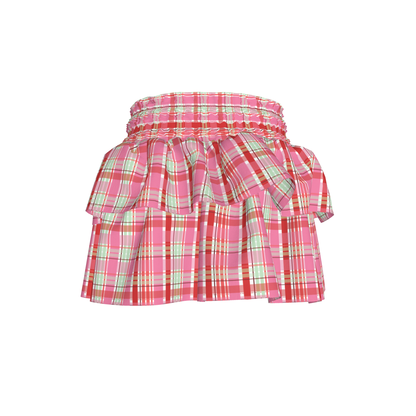 Cherry Soda Smocked Skirt