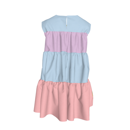 Meowsville Dress in Ice Cream