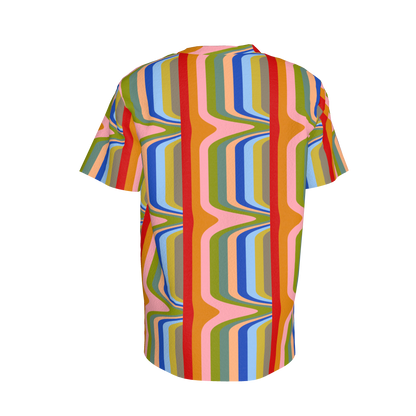 Kid's Pocket T-Shirt in Fun Retro in Cotton Spandex Lightweight Jersey