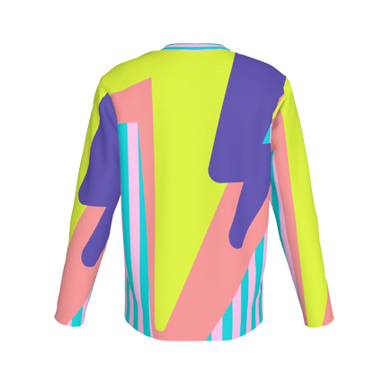 Color Splash Long Sleeve Pocket T-shirt