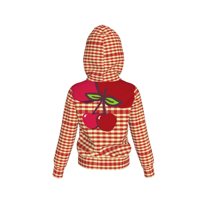 Yellow & Red Gingham Hoodie
