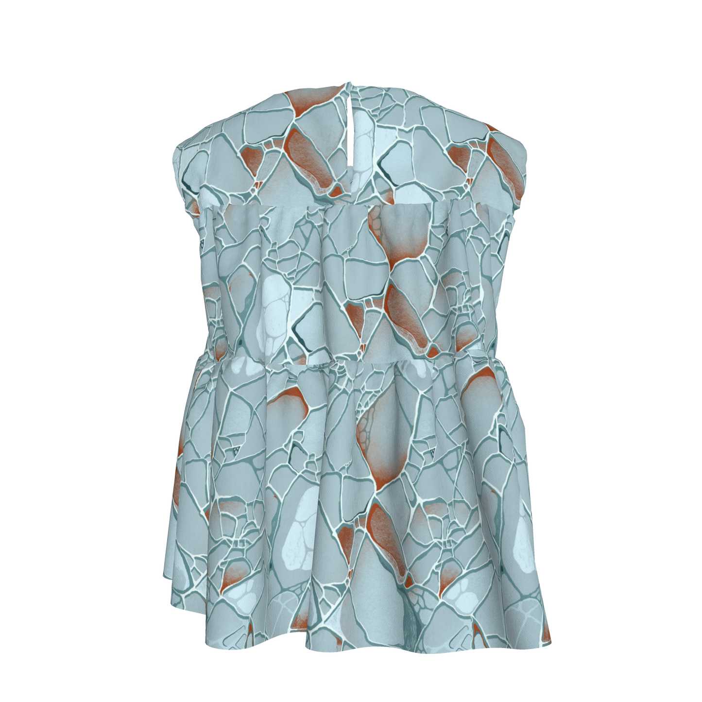 Larimar Ruffle Top