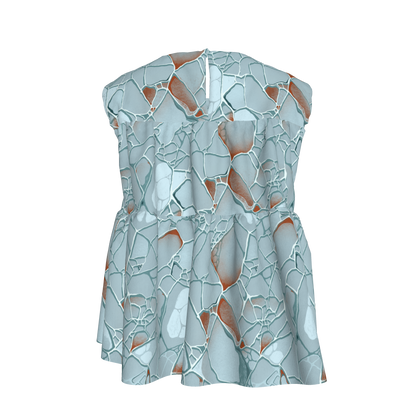 Larimar Ruffle Top