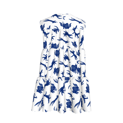 Porcelain Foxes Dress
