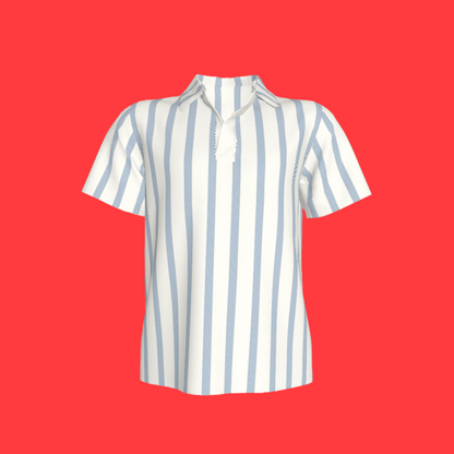 Blue Stripes Polo