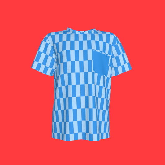 Vann Pocket Tee in Blue Hop