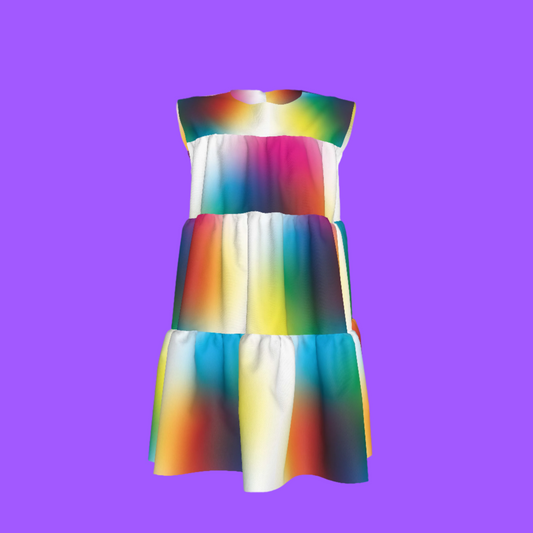 Color Code Kid's Tiered Dress
