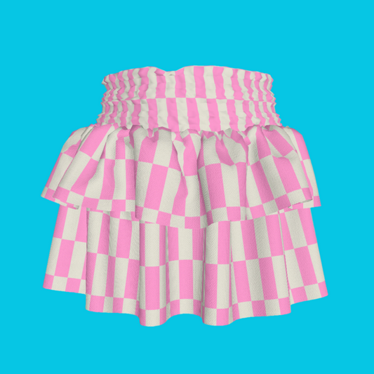 Zinnia Skirt in Pink Hop