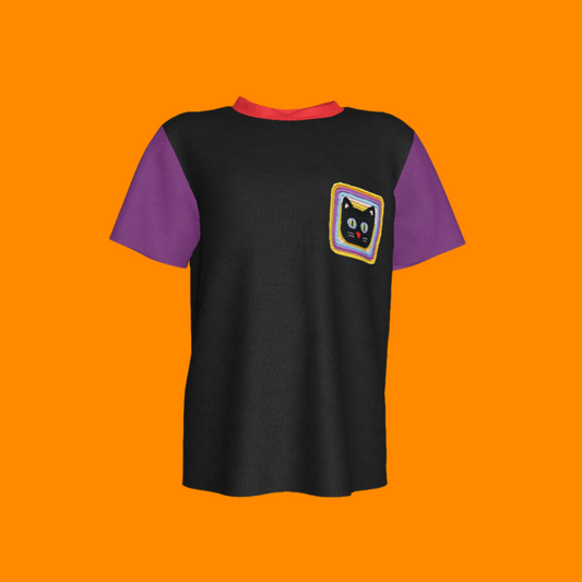 Black Cat Pocket Square Tee