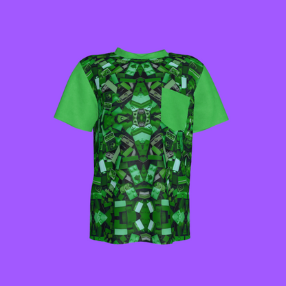 Imagination Builder Pocket Tee in Green