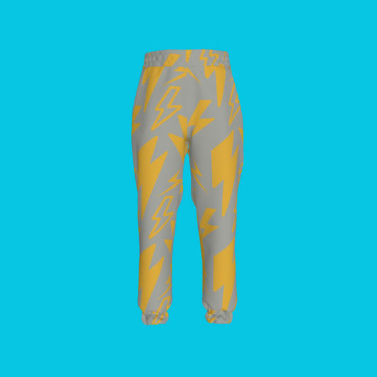 Kid's Sweatpants in Grey Super Thunder in Organic Cotton Spandex French Terry