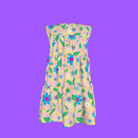 Olivia Dress in 70s Print
