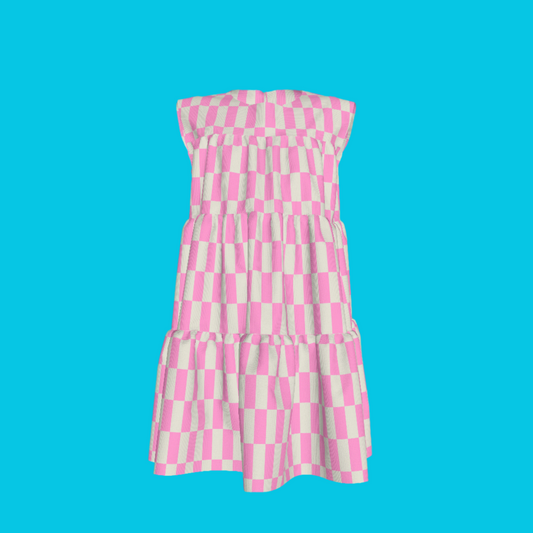 Olivia Dress in Pink Hop