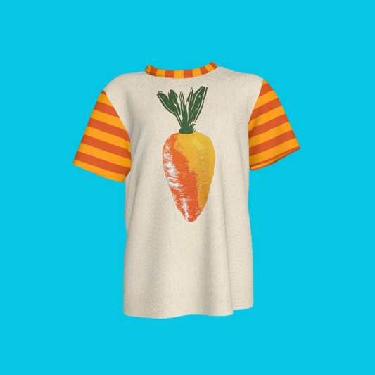 Carrot Patch Stripe Tee