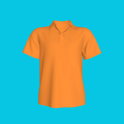 Happy Orange Polo Shirt