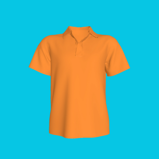 Happy Orange Polo Shirt