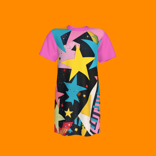 Arty Star Tee Dress