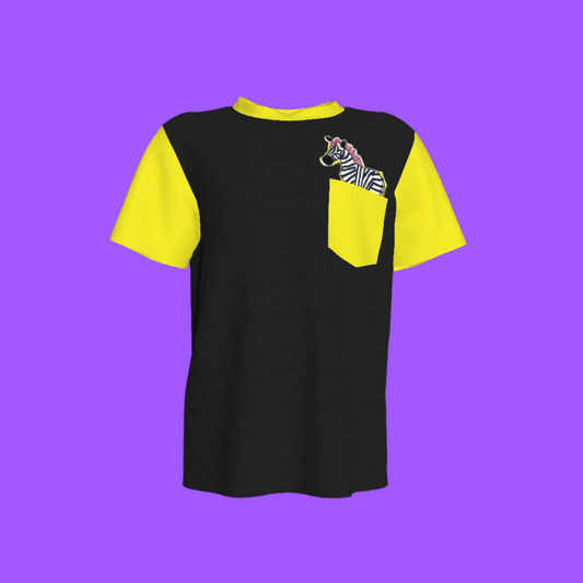 Zebra Pocket Pal Tee in Pops