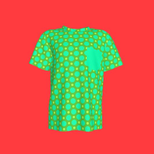 Vann Pocket Tee in Green Circle